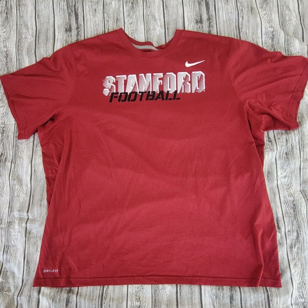 Nike Dri-Fit Stanford Football T-Shirt Team Issue NCAA Mens 2XL 23546X